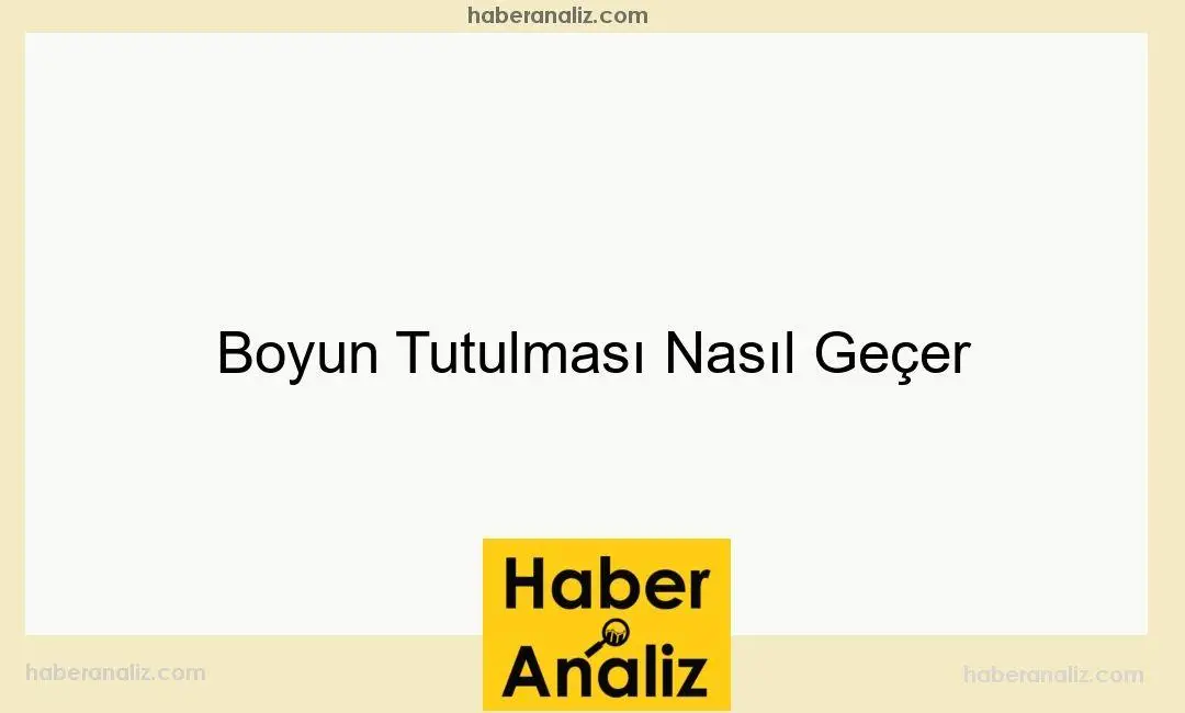 Boyun Tutulması Nasıl Geçer