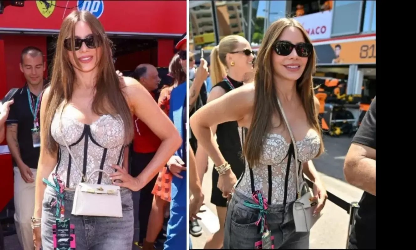 Formula 1 Podyuma Dönüştü! Sofía Vergara’nın Dantel Büstiyeri Gündeme Damga Vurdu