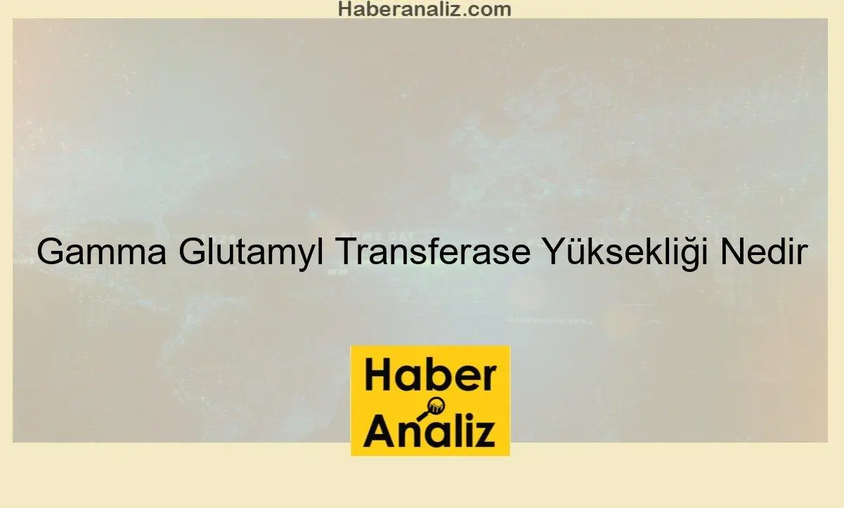 Gamma Glutamyl Transferase Yüksekliği Nedir