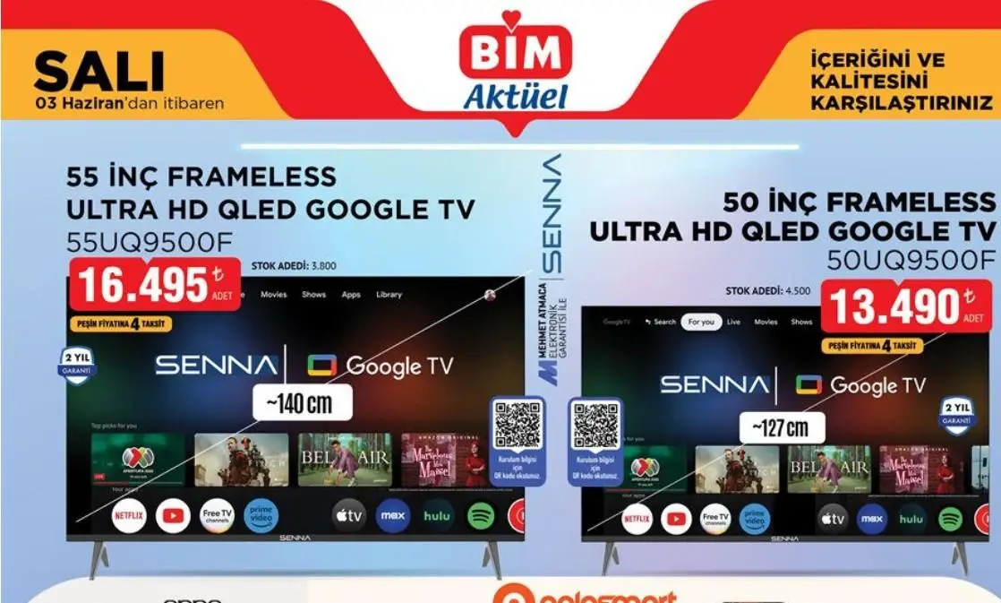 3 Haziran Salı BİM Aktüel Ürünler Kataloğu! Klima, Katlanır Elektrikli Bisiklet ve Daha Fazlası Geliyor