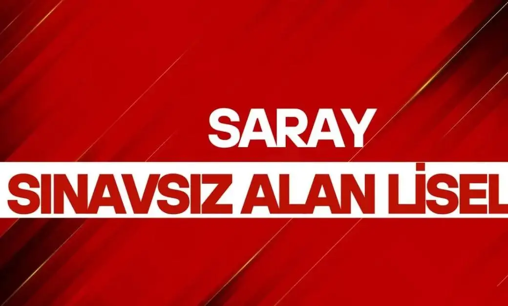 Tekirdağ Saray’da Sınavsız Öğrenci Kabul Eden Liseler ve OBP Puanları
