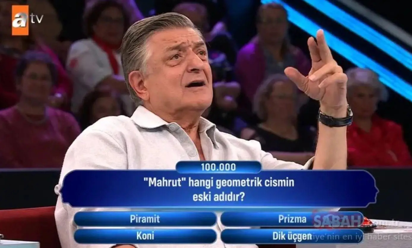 Güven Bana Yarışması'nda Mahrut Sorusu Merak Uyandırdı: Hangi Geometrik Cismin Eski Adıdır ve Doğru Cevap Nedir?