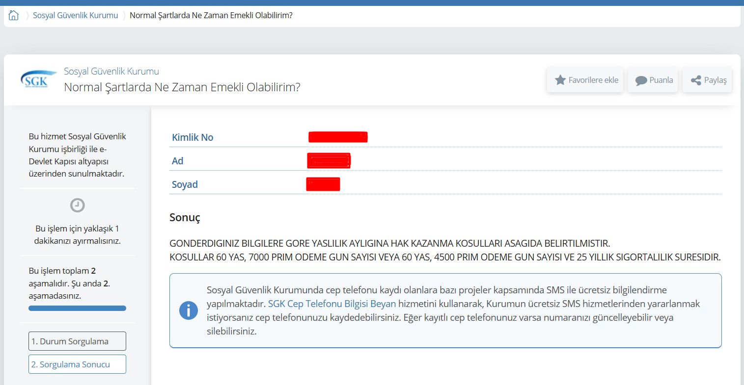 Normal Şartlarda Ne Zaman Emekli Olabilirim