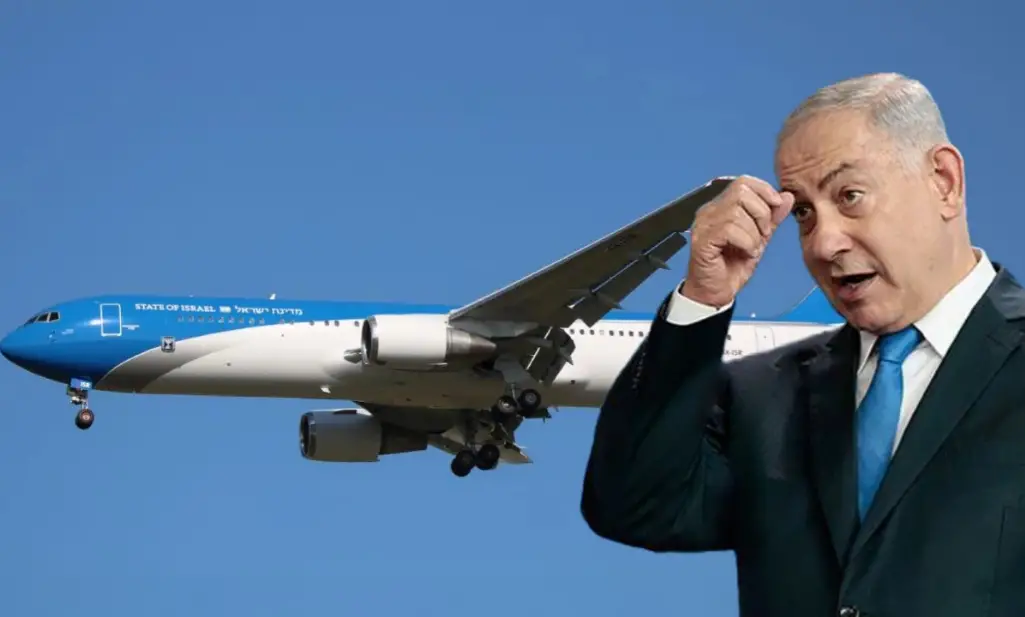 Netanyahu, korkudan uçağının rotasını değiştirdi