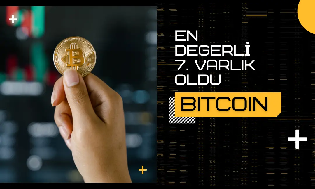 Bitcoin, 2,48 Trilyon Dolarlık Piyasa Değeriyle Dünyanın 7. En Değerli Varlığı Oldu