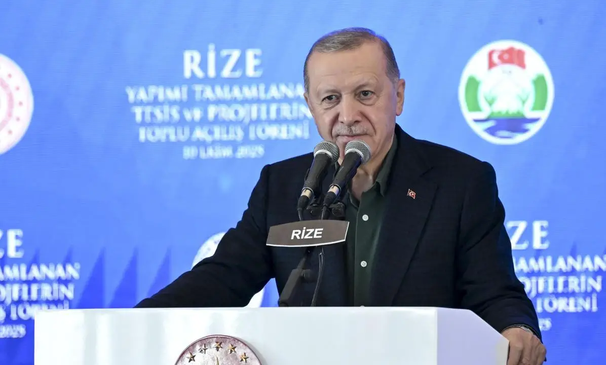 Cumhurbaşkanı Erdoğan, Rize'de vatandaşlara hitap etti
