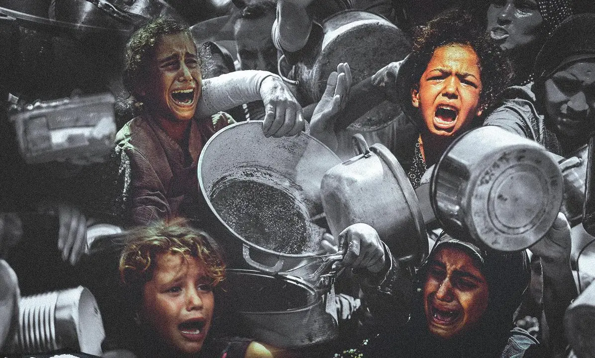 Ateşkese rağmen Gazze'de binlerce çocuk yatağa aç giriyor