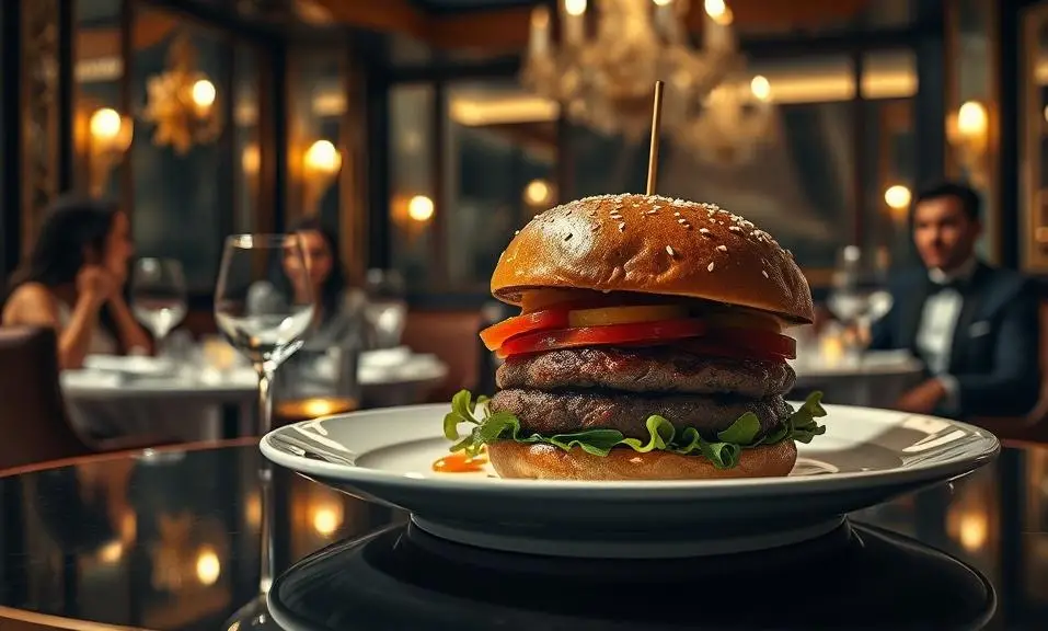 Zenginler bile yiyemiyor: 460 bin liraya hamburger!