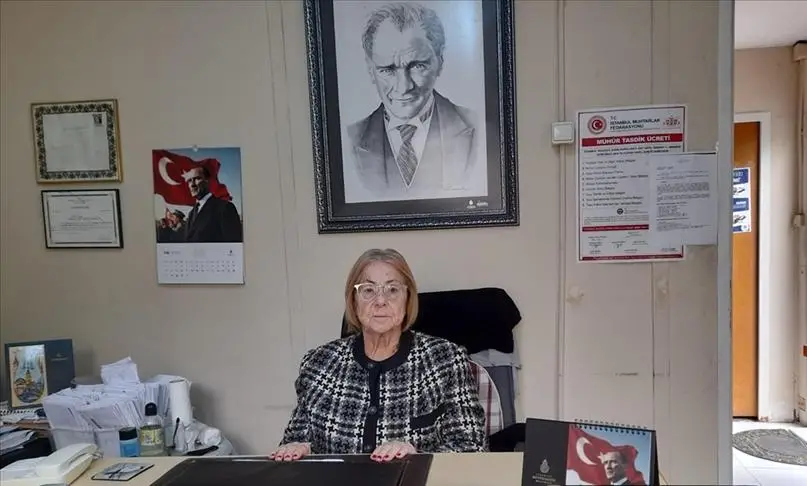 Bakırköy'ün kadın muhtarı 41 yıldır koltuğa sahip çıkıyor