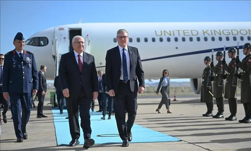 İngiltere Başbakanı Starmer, Cumhurbaşkanı Erdoğan ile görüşmek için Ankara'ya geldi