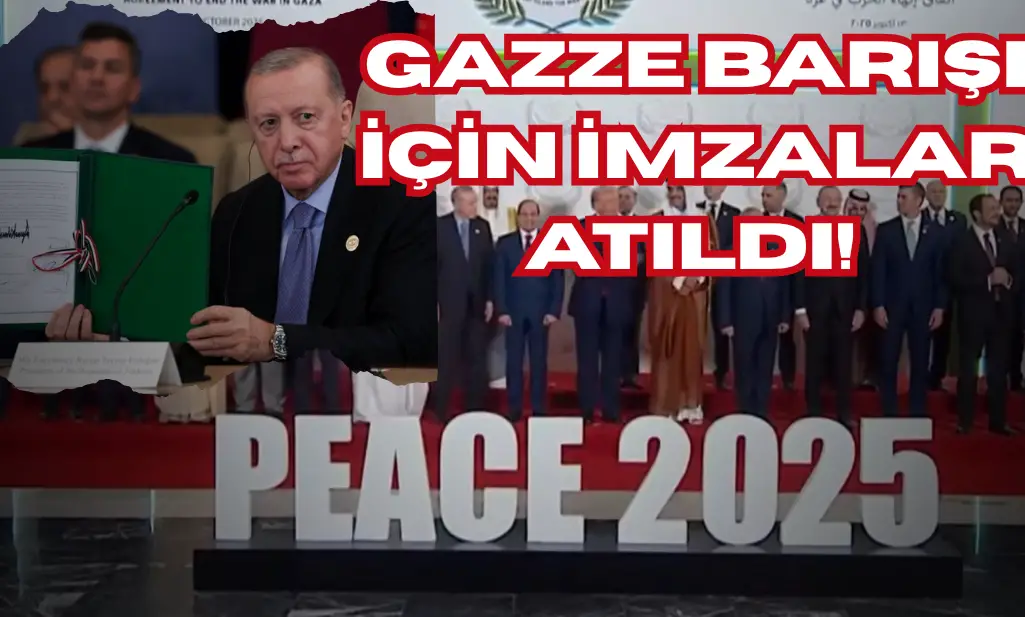 Gazze barışı için imzalar atıldı: Aralarında Türkiye de var!