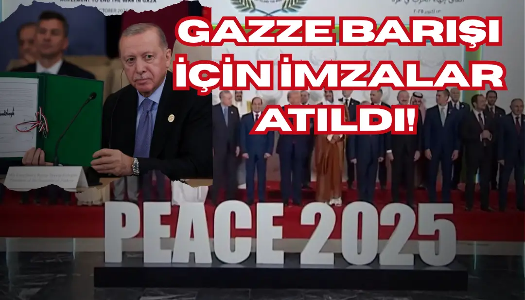 Gazze barışı için imzalar atıldı: Aralarında Türkiye de var!