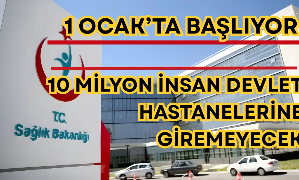 Sağlık sigortası olan dikkat: 1 Ocaktan itibaren hastanelere giremeyebilirsiniz!