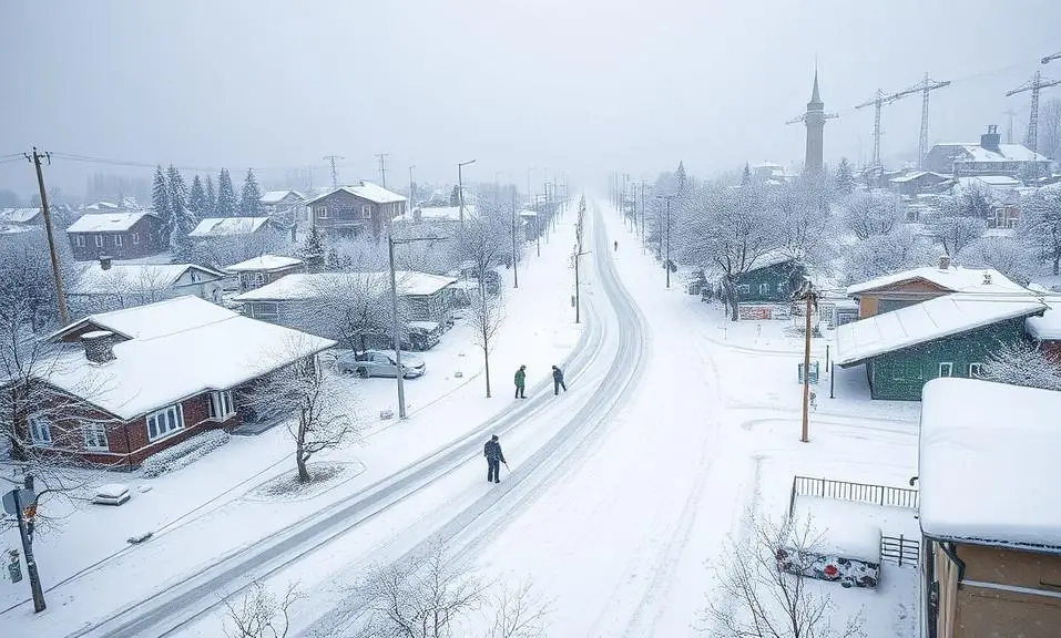Sivas'ta kar bastırdı, 46 ulaşım yerine erişilemiyor!
