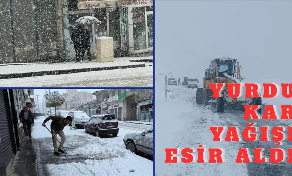 Yurdu kar yağışı esir aldı: Doğu illeri beyaza büründü